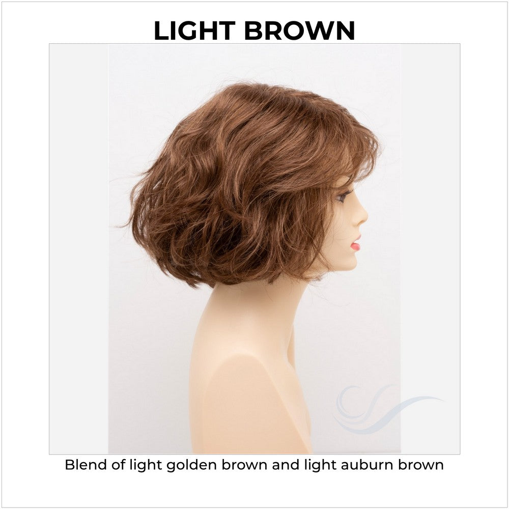 Gia by Envy in Light Brown-Blend of light golden brown and light auburn brown