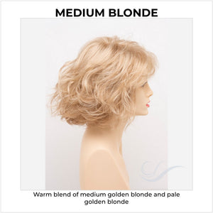 Gia by Envy in Medium Blonde-Warm blend of medium golden blonde and pale golden blonde
