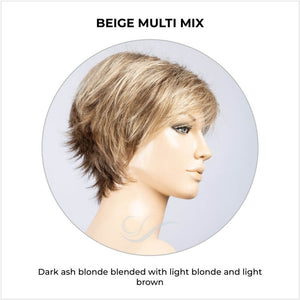 Gilda by Ellen Wille in Beige Multi Mix-Dark ash blonde blended with light blonde and light brown