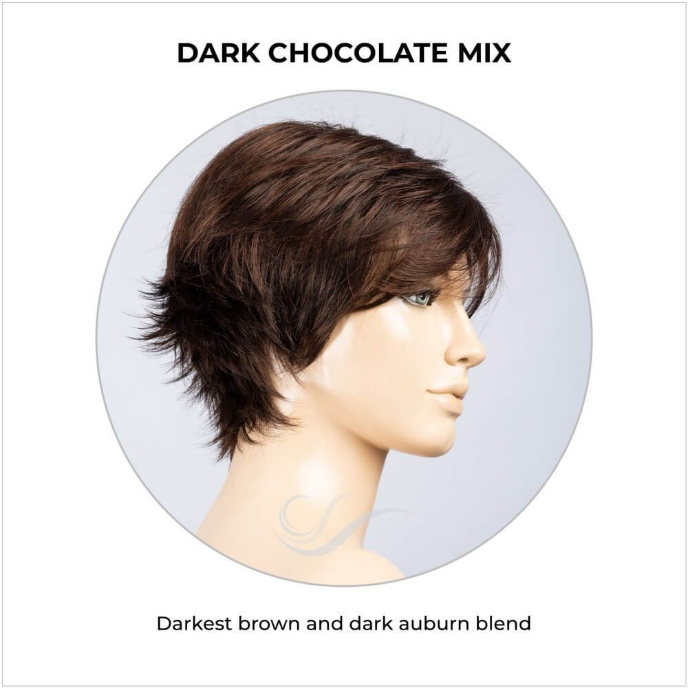 Gilda by Ellen Wille in Dark Chocolate Mix-Darkest brown and dark auburn blend