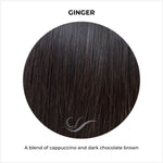 Load image into Gallery viewer, Ginger-A blend of cappuccino and dark chocolate brown
