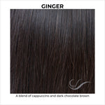 Load image into Gallery viewer, Ginger-A blend of cappuccino and dark chocolate brown
