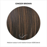 Load image into Gallery viewer, Ginger Brown-Medium auburn and medium brown 50/50 blend
