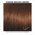 Load image into Gallery viewer, Ginger Brown (R8/30)-Warm medium brown with auburn highlights
