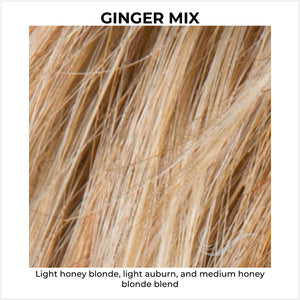 Ginger Mix-Light honey blonde, light auburn, and medium honey blonde blend