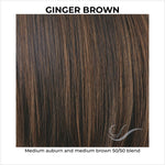 Load image into Gallery viewer, Ginger Brown-Medium auburn and medium brown 50/50 blend
