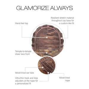 Glamorize Always by Gabor wig Cap Construction