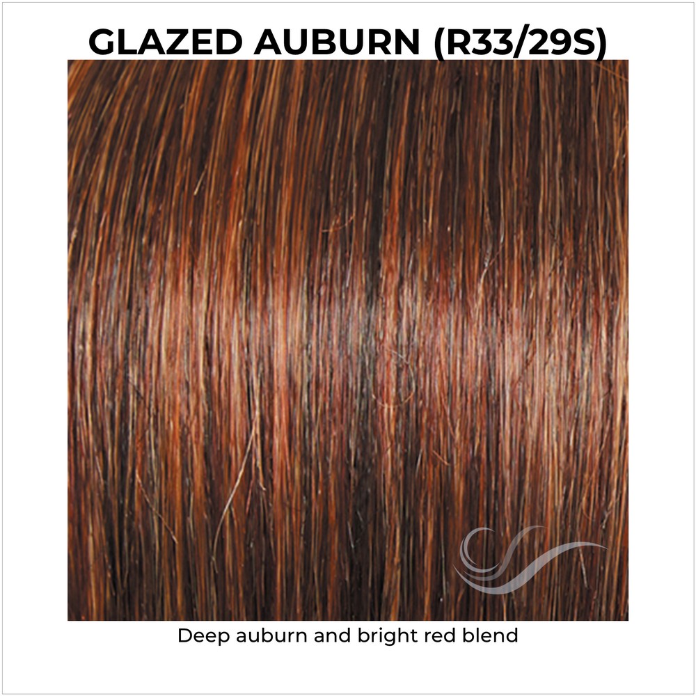 Glazed Auburn (R33/29S)-Deep auburn and bright red blend