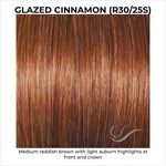 Load image into Gallery viewer, Glazed Cinnamon (R30/25S)-Medium reddish brown with light auburn highlights at front and crown
