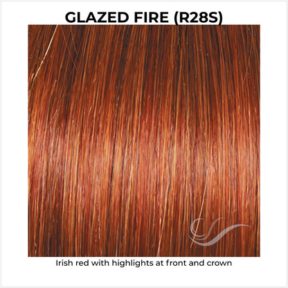 Glazed Fire (R28S)-Irish red with highlights at front and crown