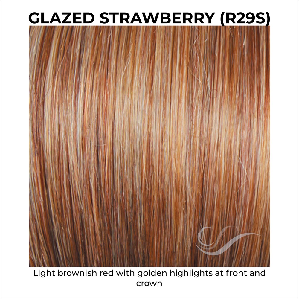 Glazed Strawberry (R29S)-Light brownish red with golden highlights at front and crown