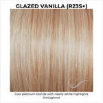 Load image into Gallery viewer, Glazed Vanilla (R23S+)-Cool platinum blonde with nearly white highlights throughout

