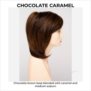 Grace By Envy in Chocolate Caramel-Chocolate brown base blended with caramel and medium auburn