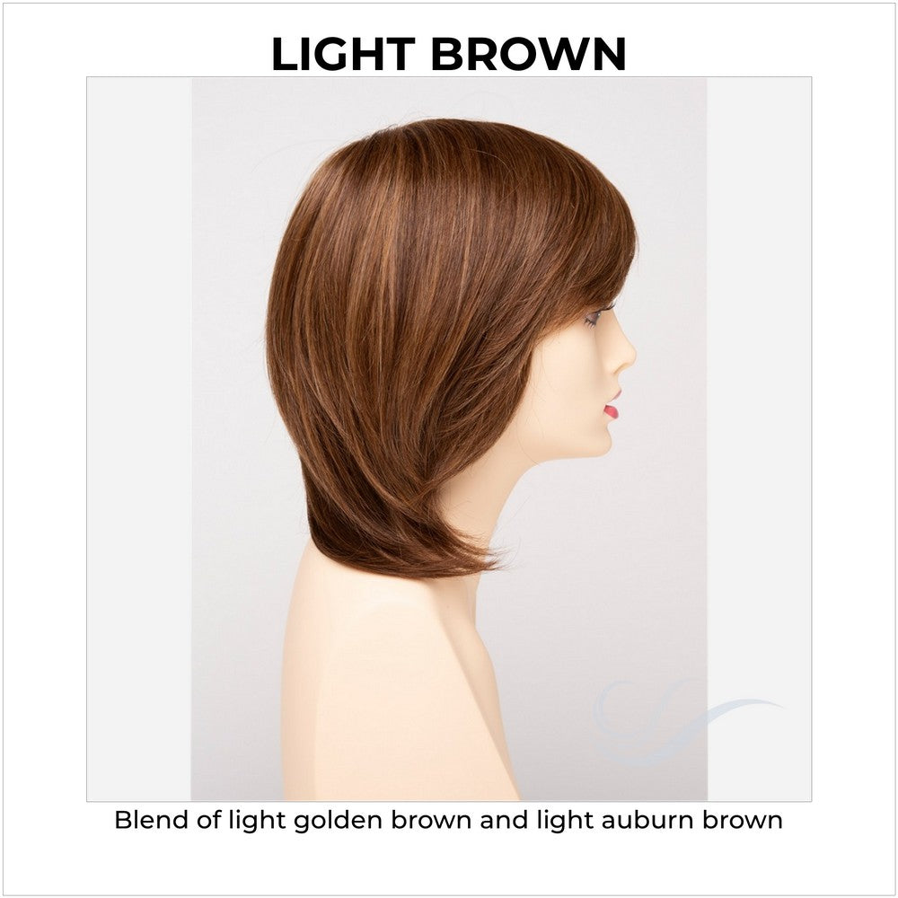 Grace By Envy in Light Brown-Blend of light golden brown and light auburn brown