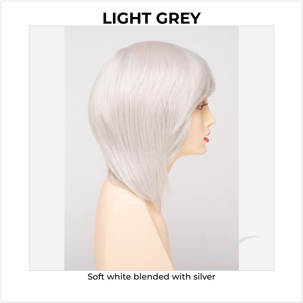 Grace By Envy in Light Grey-Soft white blended with silver