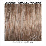 Load image into Gallery viewer, Gradient Smoked Walnut (R388G)-Medium brown with 35% gray
