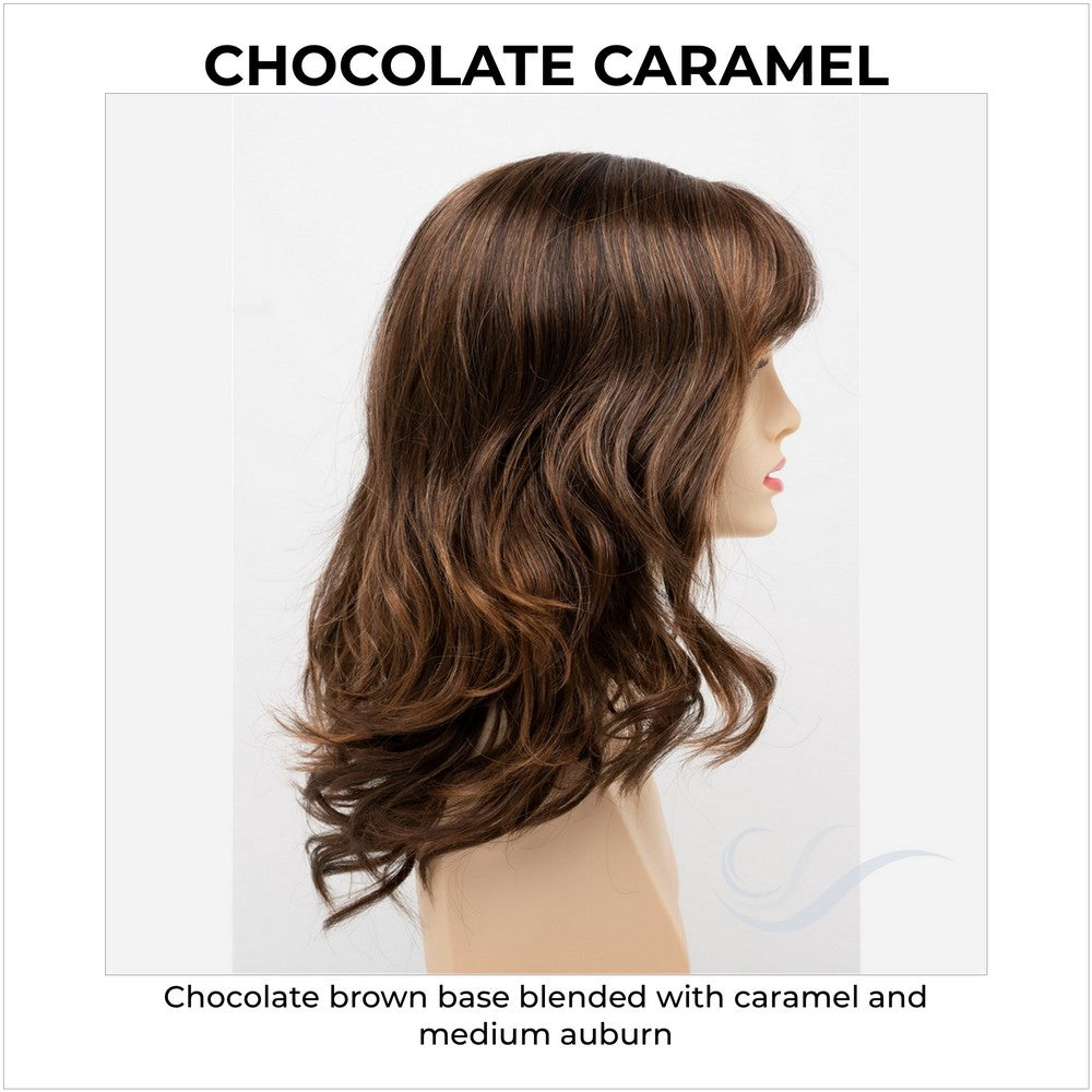 Harmony by Envy in Chocolate Caramel-Chocolate brown base blended with caramel and medium auburn