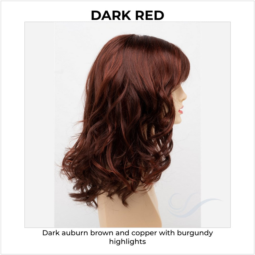 Harmony by Envy in Dark Red-Dark auburn brown and copper with burgundy highlights