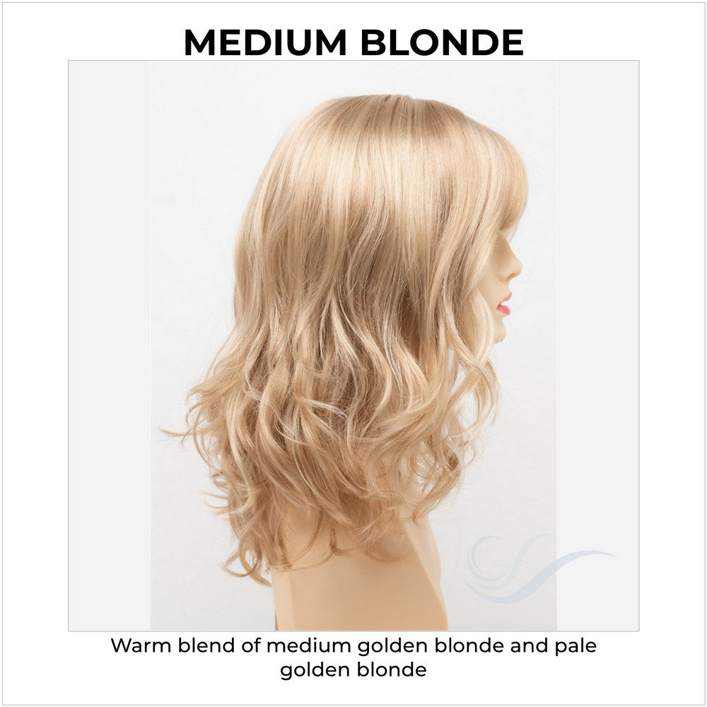Harmony by Envy in Medium Blonde-Warm blend of medium golden blonde and pale golden blonde