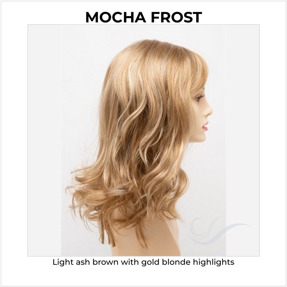 Harmony by Envy in Mocha Frost-Light ash brown with gold blonde highlights