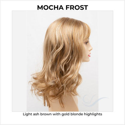 Harmony by Envy in Mocha Frost-Light ash brown with gold blonde highlights