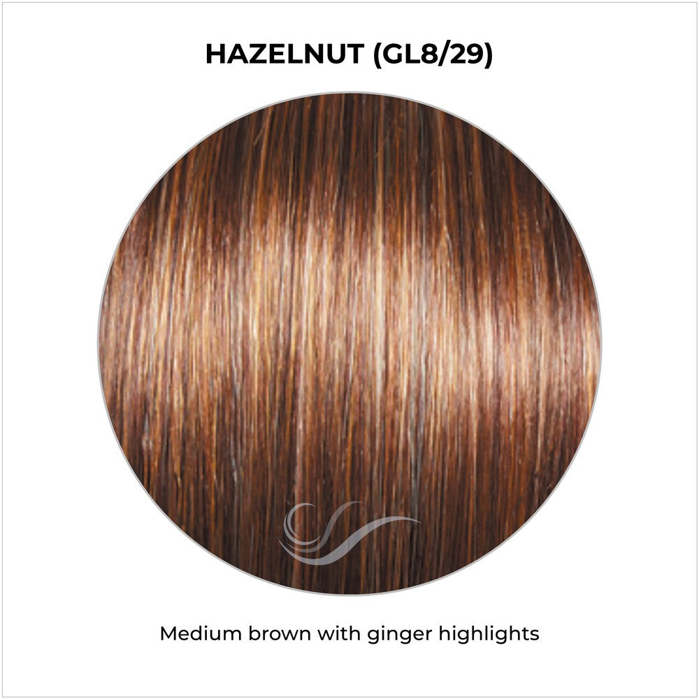 Hazelnut (GL8/29)-Medium brown with ginger highlights