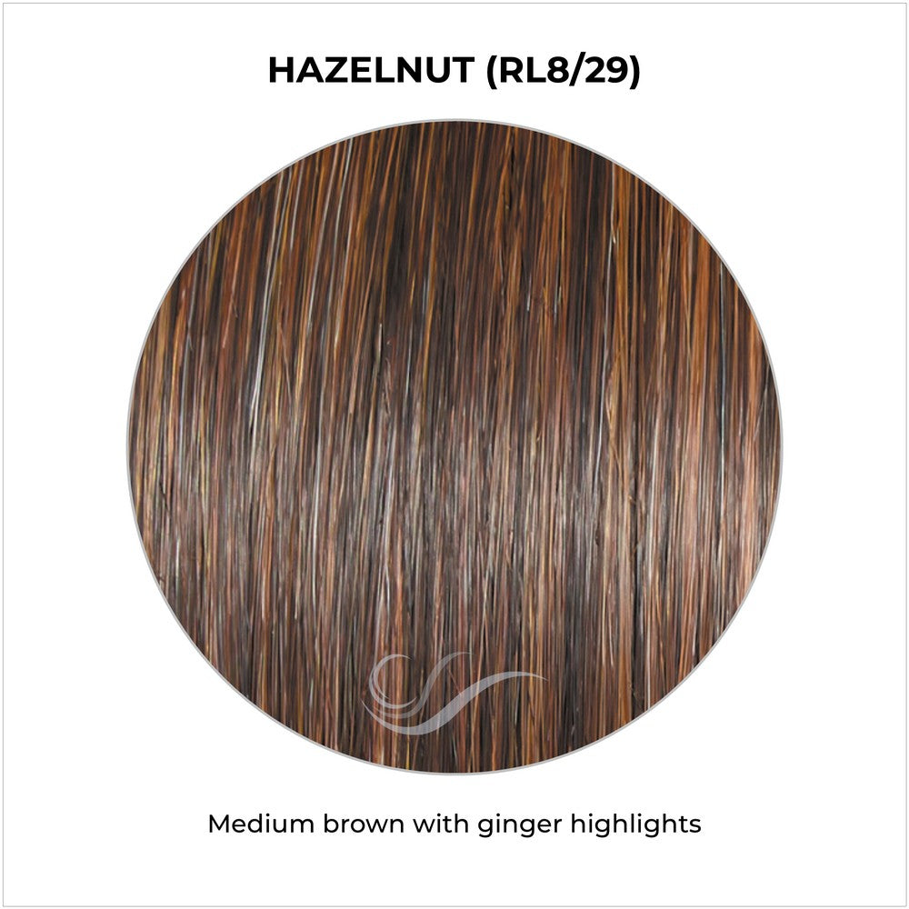 Hazelnut (RL8/29)-Medium brown with ginger highlights