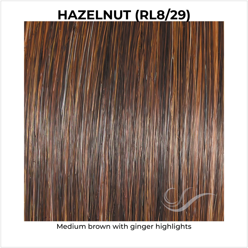 Hazelnut (RL8/29)-Medium brown with ginger highlights