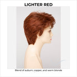 Load image into Gallery viewer, Heather By Envy in Lighter Red-Blend of auburn, copper, and warm blonde

