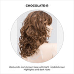 Load image into Gallery viewer, Heaven by Ellen Wille in Chocolate-R-Medium to dark brown base with light reddish brown highlights and dark roots
