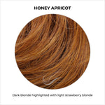 Load image into Gallery viewer, Honey Apricot-Dark blonde highlighted with light strawberry blonde
