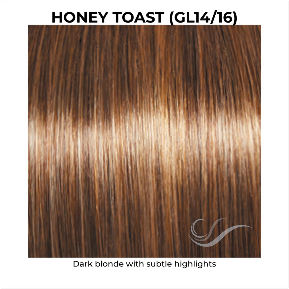 Honey Toast (GL14/16)-Dark blonde with subtle highlights