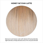 Load image into Gallery viewer, Honey with Chai Latte-Sienna &amp; cool brown root with blend of honey blonde, light blonde, smoky blonde and a hint of pure blonde
