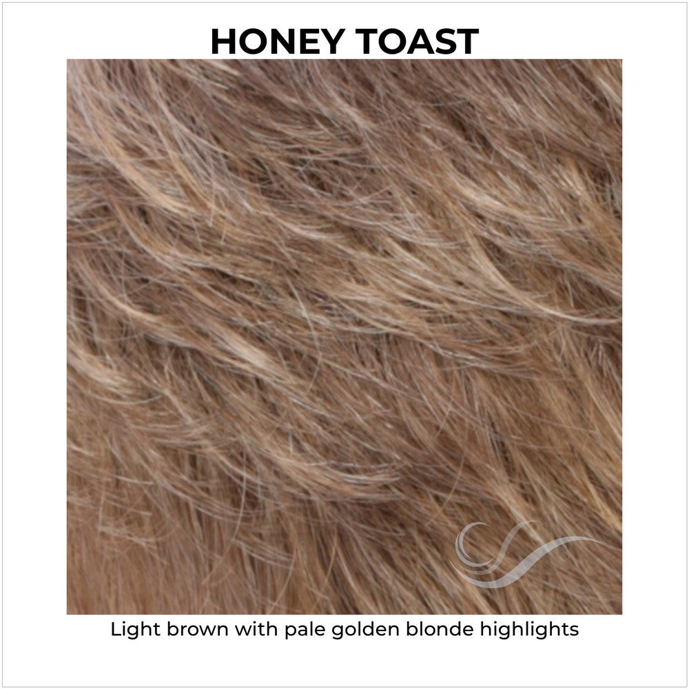 HONEY TOAST-Light brown with pale golden blonde highlights