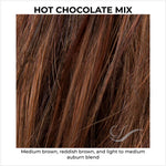 Load image into Gallery viewer, Hot Chocolate Mix-Medium brown, reddish brown, and light to medium auburn blend
