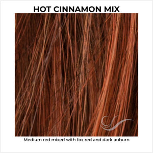 Hot Cinnamon Mix-Medium red mixed with fox red and dark auburn