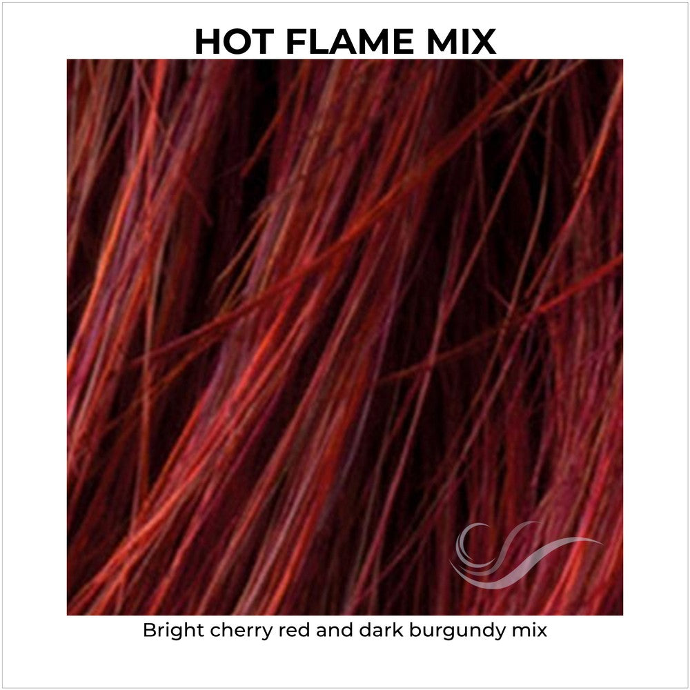 Hot Flame Mix-Bright cherry red and dark burgundy mix