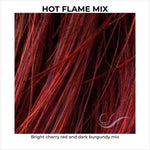 Load image into Gallery viewer, Hot Flame Mix-Bright cherry red and dark burgundy mix
