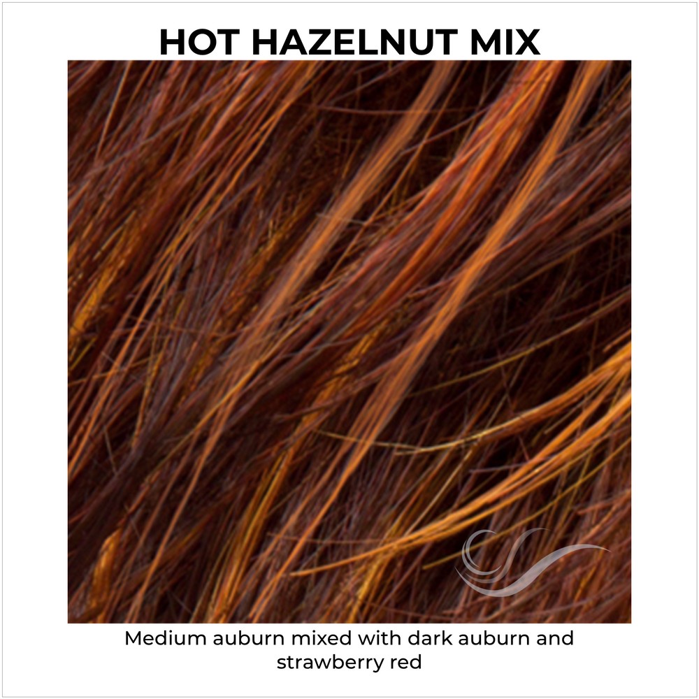 Hot Hazelnut Mix-Medium auburn mixed with dark auburn and strawberry red