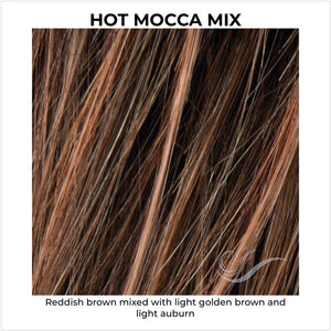 Hot Mocca Mix-Reddish brown mixed with light golden brown and light auburn