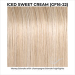 Load image into Gallery viewer, Iced Sweet Cream (GF16-22)-Honey blonde with champagne blonde highlights

