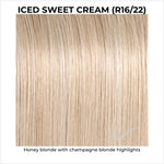 Load image into Gallery viewer, Iced Sweet Cream (R16/22)-Honey blonde with champagne blonde highlights

