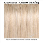 Load image into Gallery viewer, Iced Sweet Cream (RL16/22)-Honey blonde with champagne blonde highlights

