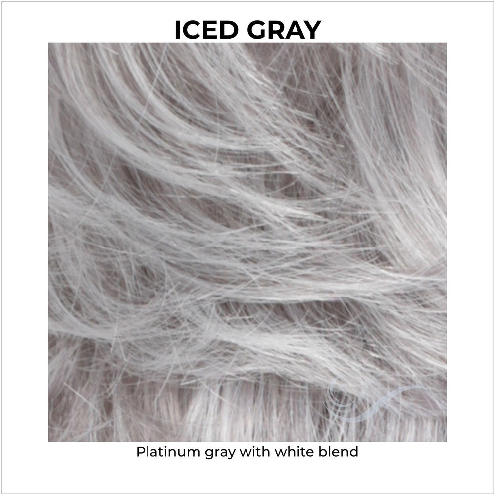 ICED GRAY-Platinum gray with white blend