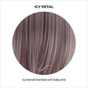 Icy Petal-Icy blonde blended with baby pink