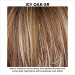 Load image into Gallery viewer, Icy Oak-SR-Warm medium brown base with golden blonde and white gold highlights, soft shadowed root effect
