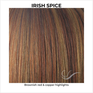 Irish Spice-Brownish red & copper highlights