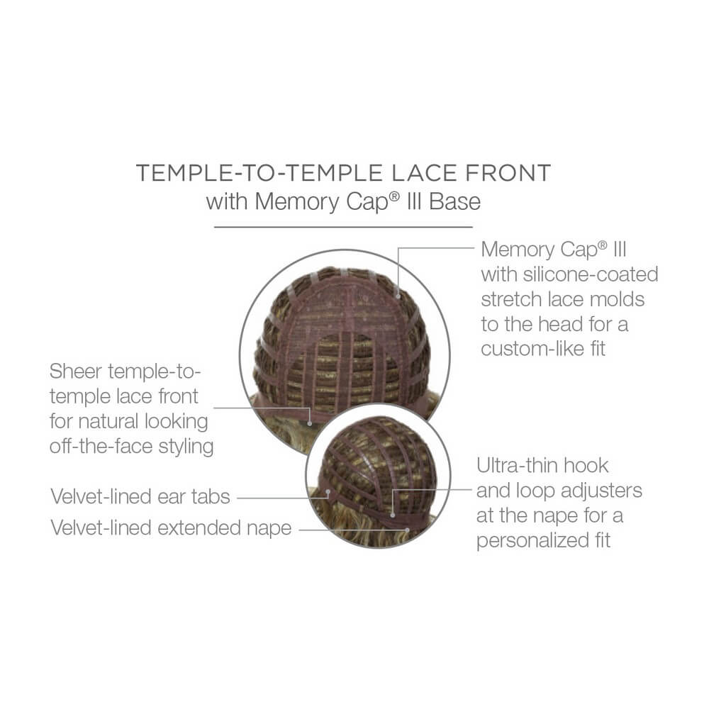 Temple to Temple Lace Front with Memory III Base
