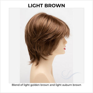 Jane by Envy in Light Brown-Blend of light golden brown and light auburn brown
