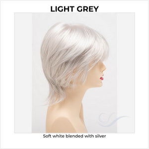 Jane by Envy in Light Grey-Soft white blended with silver